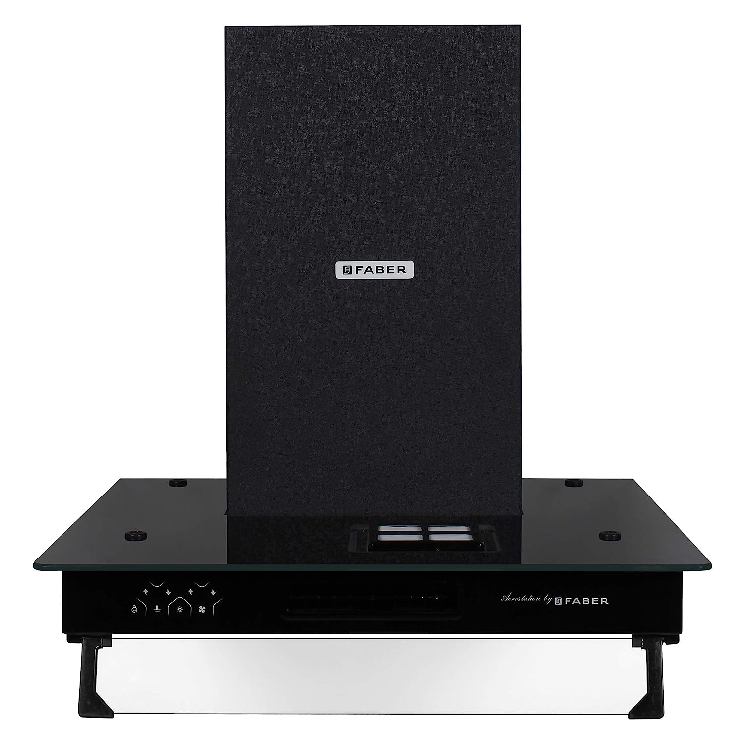 Faber 3in1 Chimney with Air purifier Fan, 60 cm, 1095 m/hr (HOOD 3N1 AEROST. STAR PRO 3D AB TC 60,BF, Alligator BK)