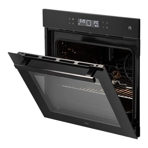 KAFF OV 81 TCBLAFRN | 81 Litre Built-in Oven with Air Fryer Function | Multi-Functional Oven with Light, Rotisserie, Fan & Grill | Child Lock, Memory Function and Full Touch Controls (Black)