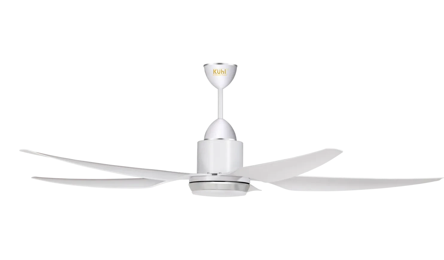 Kühl Galaxis G5 Stylish BLDC Fan 5 Aerodynamic Blades Alexa/Voice Enabled With Point Anywhere LCD Remote 5 Star White