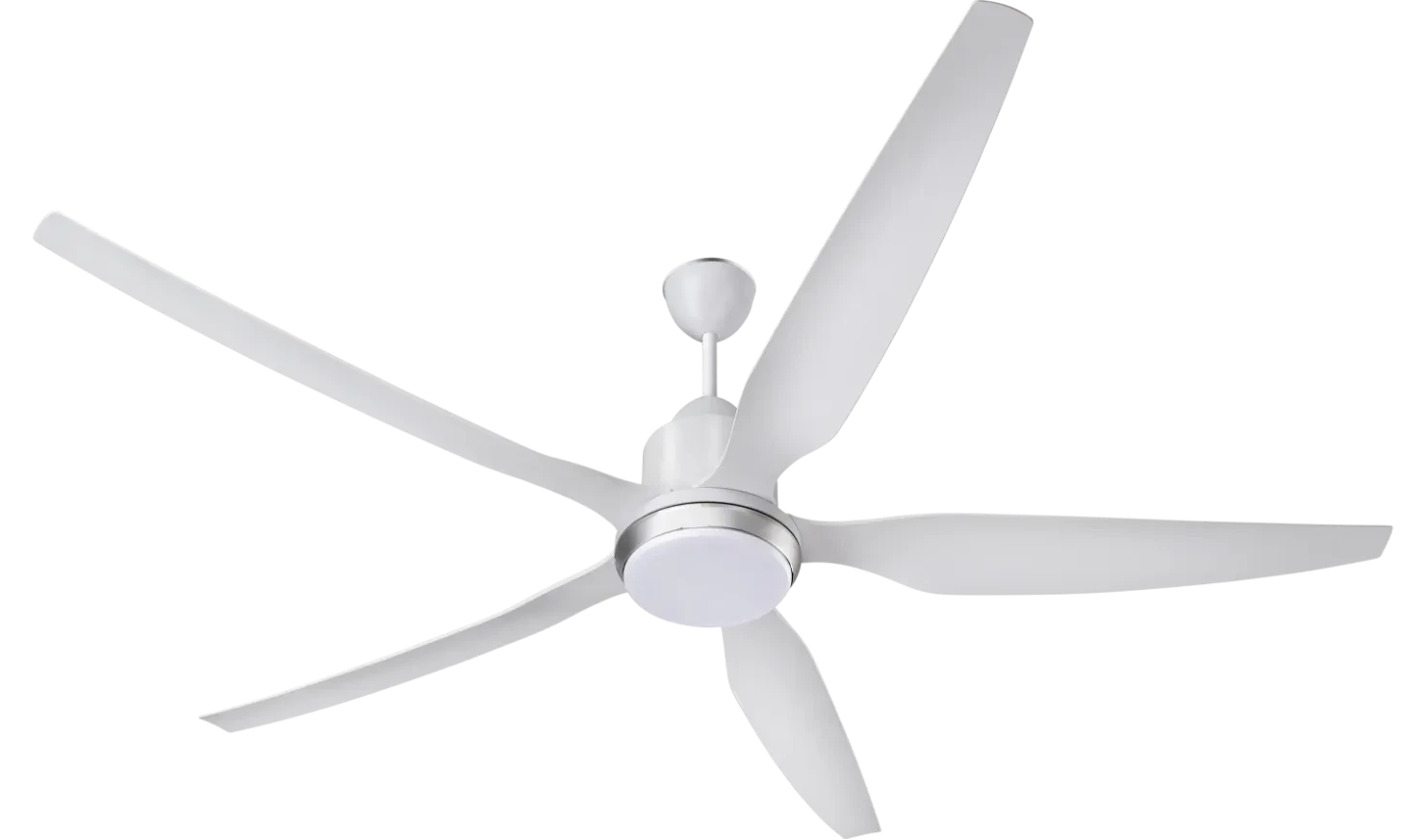 Kühl Galaxis G5 Stylish BLDC Fan 5 Aerodynamic Blades Alexa/Voice Enabled With Point Anywhere LCD Remote 5 Star White