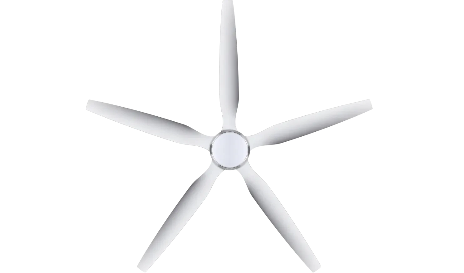 Kühl Galaxis G5 Stylish BLDC Fan 5 Aerodynamic Blades Alexa/Voice Enabled With Point Anywhere LCD Remote 5 Star White