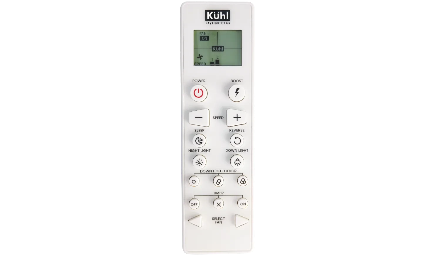 Kühl Galaxis G6 1670mm Stylish BLDC Fan 6 Aerodynamic Blades Alexa/Voice Enabled With Point Anywhere LCD Remote 5 Star Teak