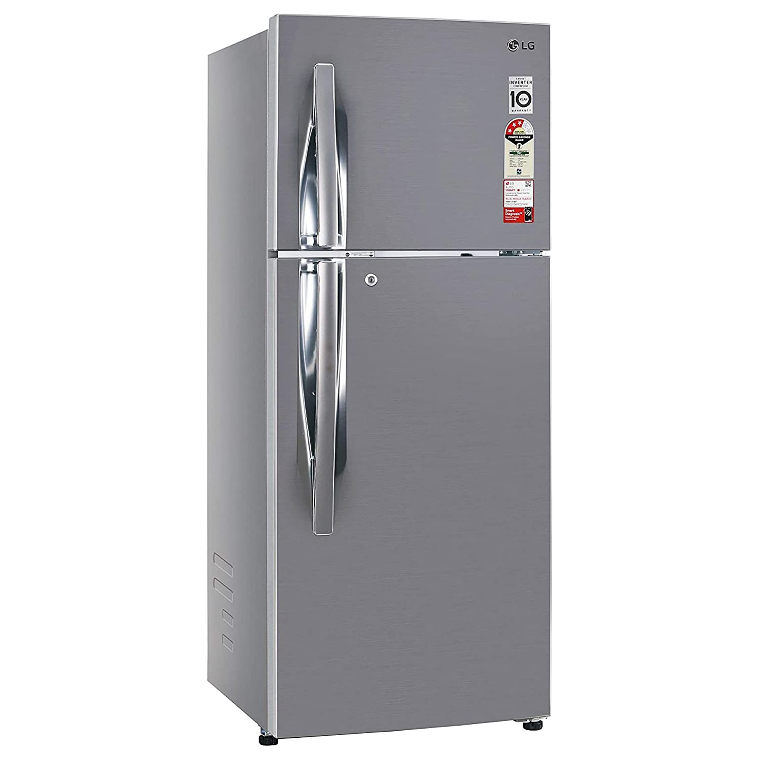 LG Refrigerator ‎GL-I292RPZX 242Lt 3Star Shiny Steel 	‎	‎