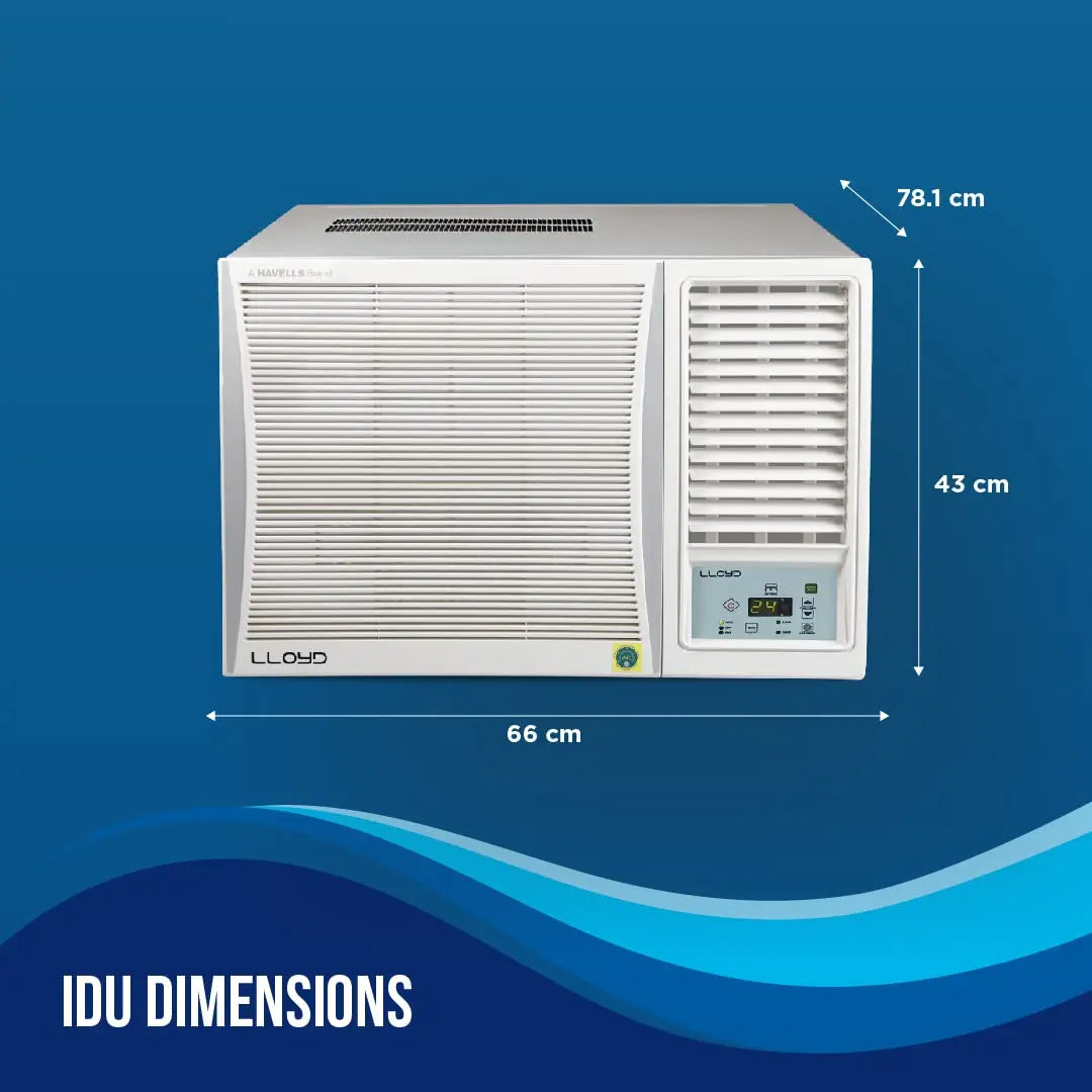 Lloyd 1.5 Ton 5 Star Window AC (Copper, 2023 Model, White, GLW18C5XWGMR)