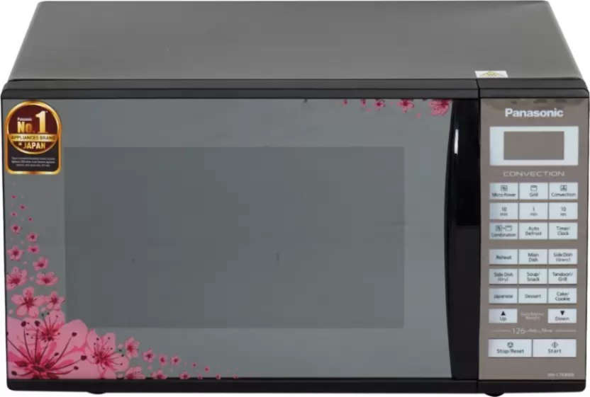 Panasonic 27 L Convection Microwave Oven (NN-CT64MBFDG, Black Mirror)