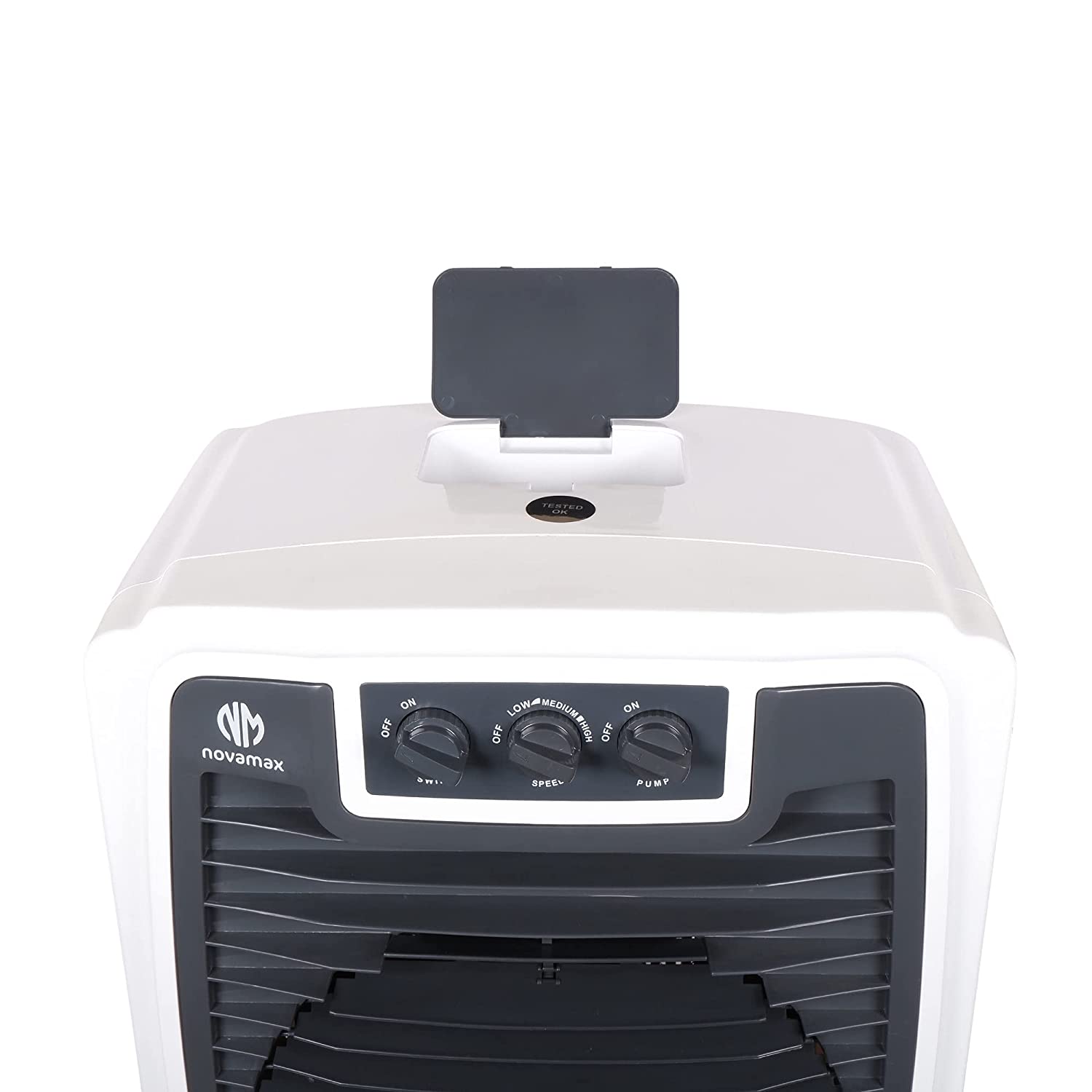 Novamax Supremo 80 L Heavy Duty Desert Air Cooler For Home/Office With Honeycomb Cooling & Auto Swing Technology, Powerful Air Throw & 3-Speed..