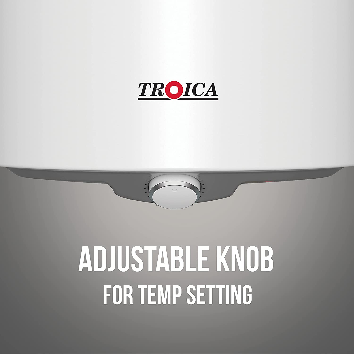 Havells Troica 10-Litre Vertical Storage Water Heater (Geyser) White Grey, 4 star