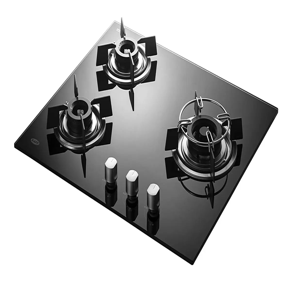 Kaff HBR 603B 3 Burner Built In Hob Black Auto ignition