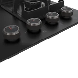 Kaff NYG 64B: Full Brass 4-Burner Built-in Hob - High Efficiency Design