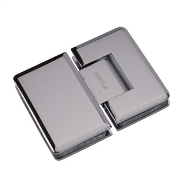 hafele 981.35.072 Glass To Glass Hinge 180° For 8 To 10mm Glass Chrome Polished
