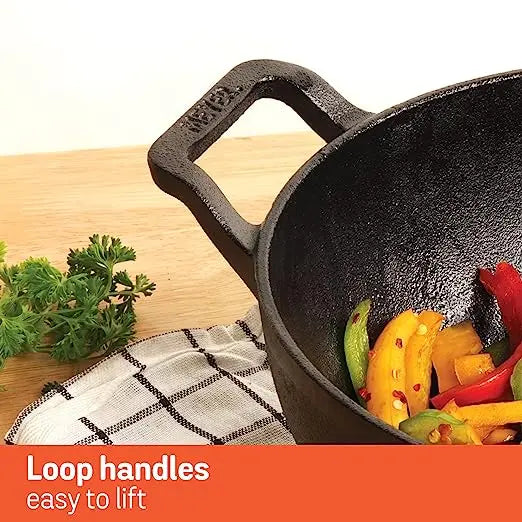 Meyer Deep Frying Kadai 48700 24cm Black