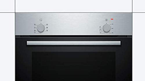 Bosch தொடர் | 2 60 செ.மீ 66 L துருப்பிடிக்காத எஃகு பில்ட் இன் ஓவன் HBF010BR0Z (எஃகு/கருப்பு)
