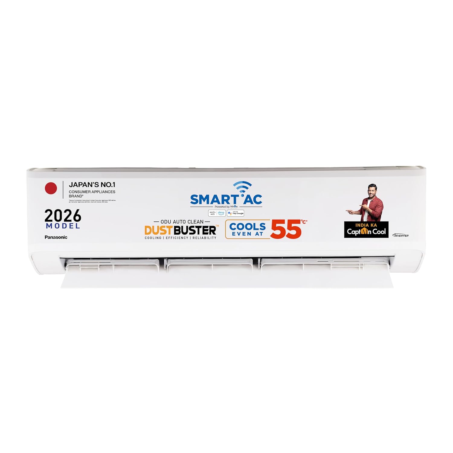 Panasonic 2.0 Ton AC CS/CU-NU24BKY4W: Enabled, AI, Higher Airflow