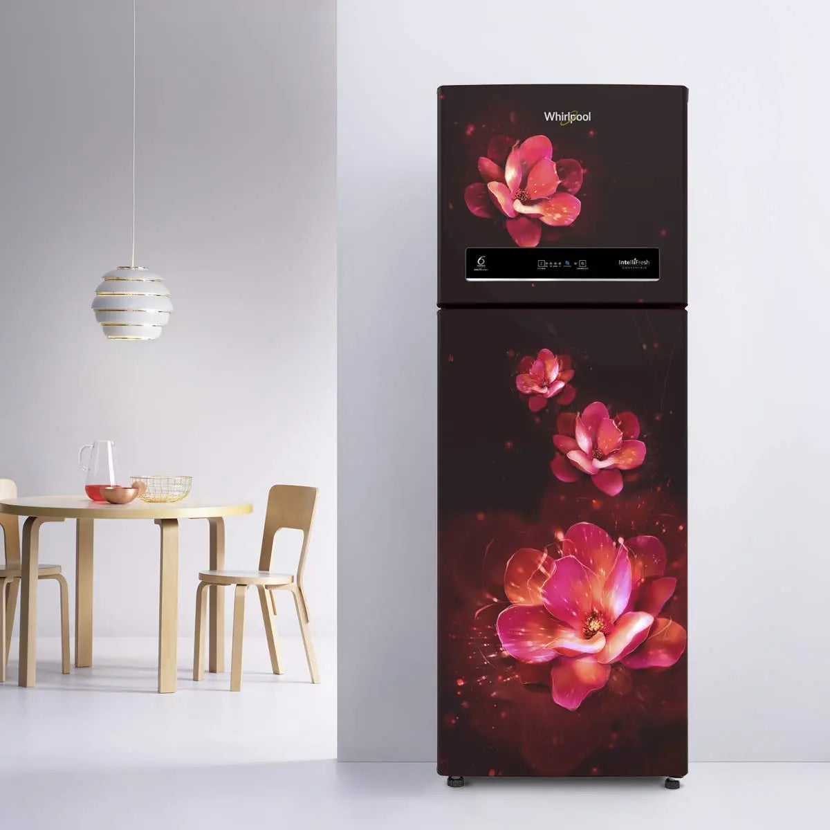 Whirlpool 265 L 3 Star Inverter Frost-Free Double Door Refrigerator (INTELLIFRESH INV CNV 278 3S, Wine Flume, Convertible)