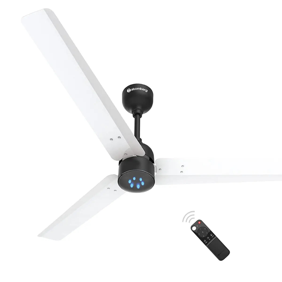 atomberg Gorilla Renesa 1200mm BLDC Motor with Remote 3 Blade Energy Saving Ceiling Fan (White and Black)