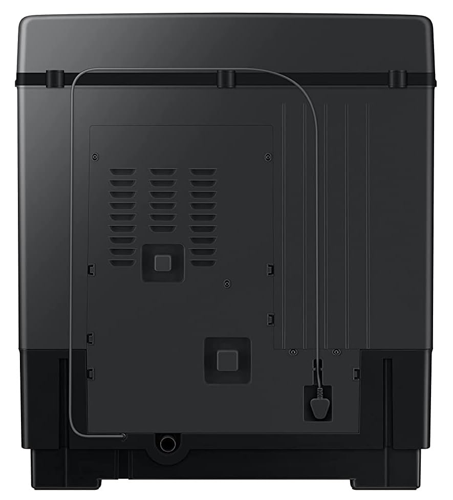 Samsung 9.5 kg, 5 Star, Hexa Storm Pulsator, Semi-Automatic Top Load Washing Machine (WT95A4260GD/TL, Air Turbo Drying, Dark Gray)