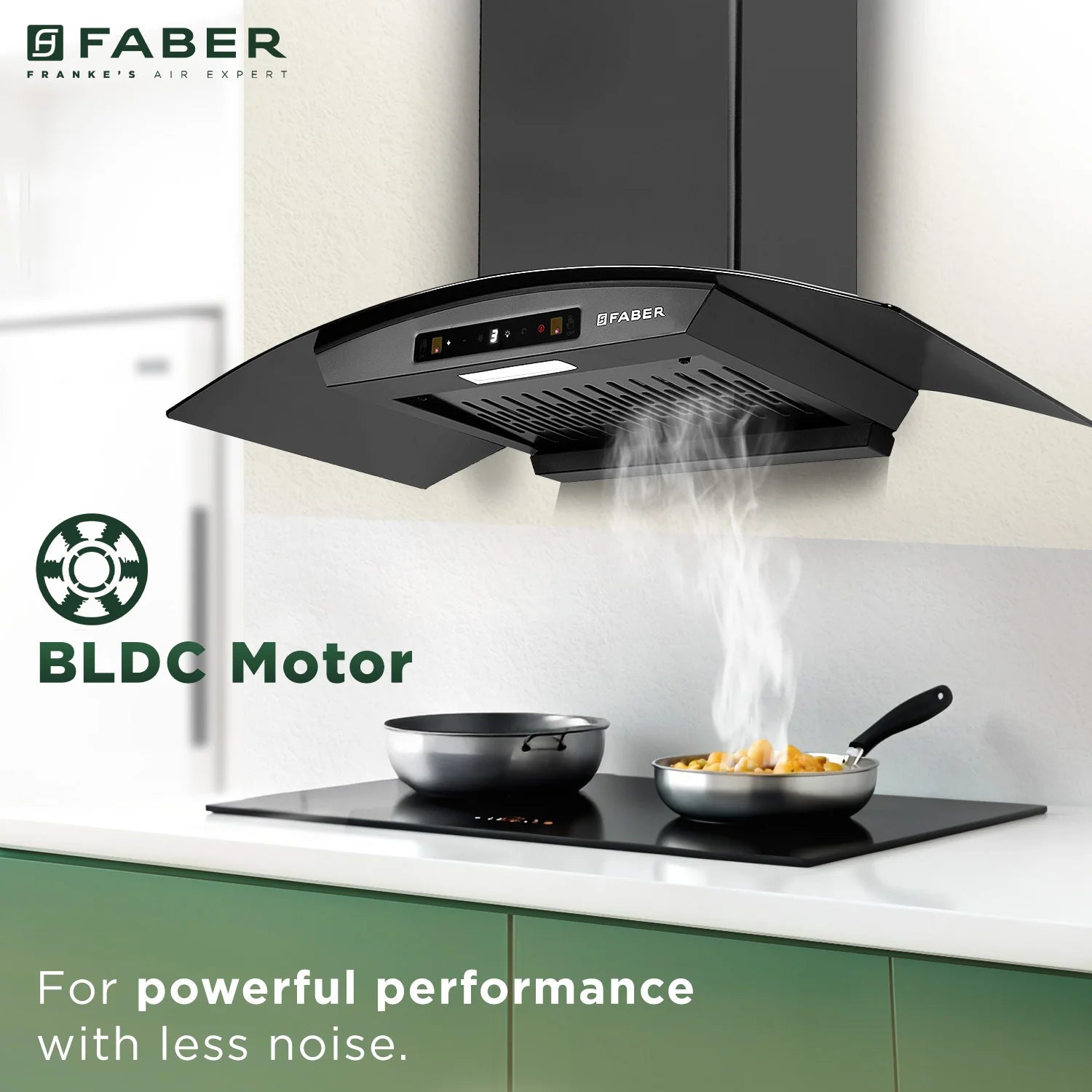 Faber Hood Zeal BLDC HC SC FL BK IN 90 - C: High-Performance Kitchen Exhaust Fan