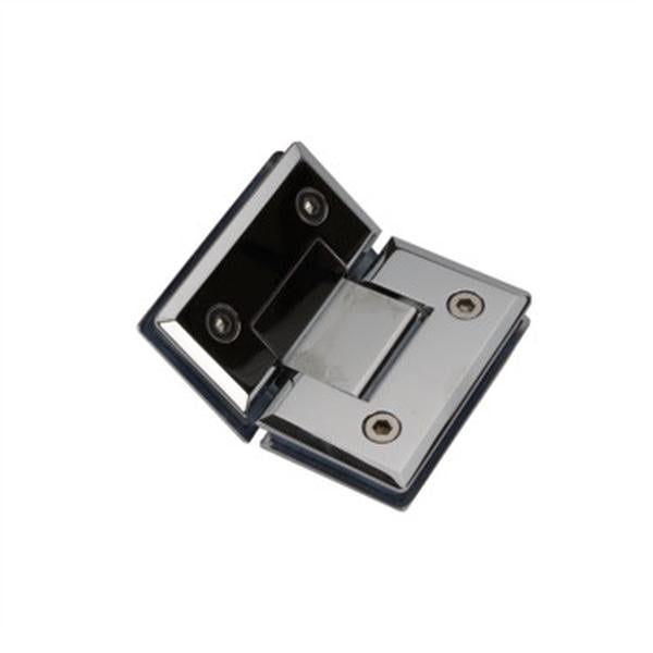 hafele 981.35.032 Glass To Glass Hinge 135° For 8 To 10mm Glass Chrome Polished