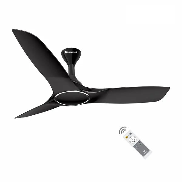 Havells Stealth Air The most silent Fan 1200mm BLDC motor and Remote Controlled Metallic Black