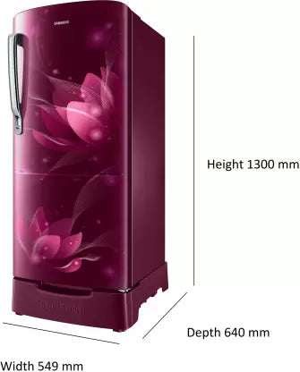 Samsung Refrigerator DC 183 L Single Door 2 Star BEE Rating RR20C1812R8/HL