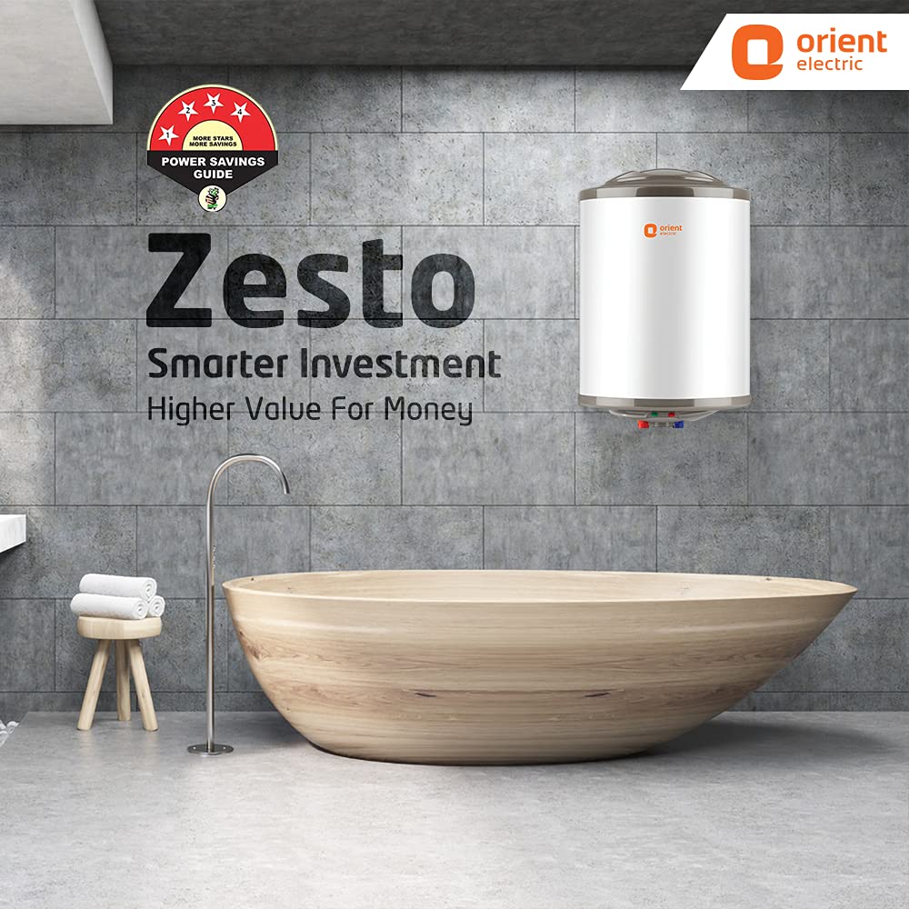 Orient Electric Zesto 25L Water Heater-BEE 5 Star