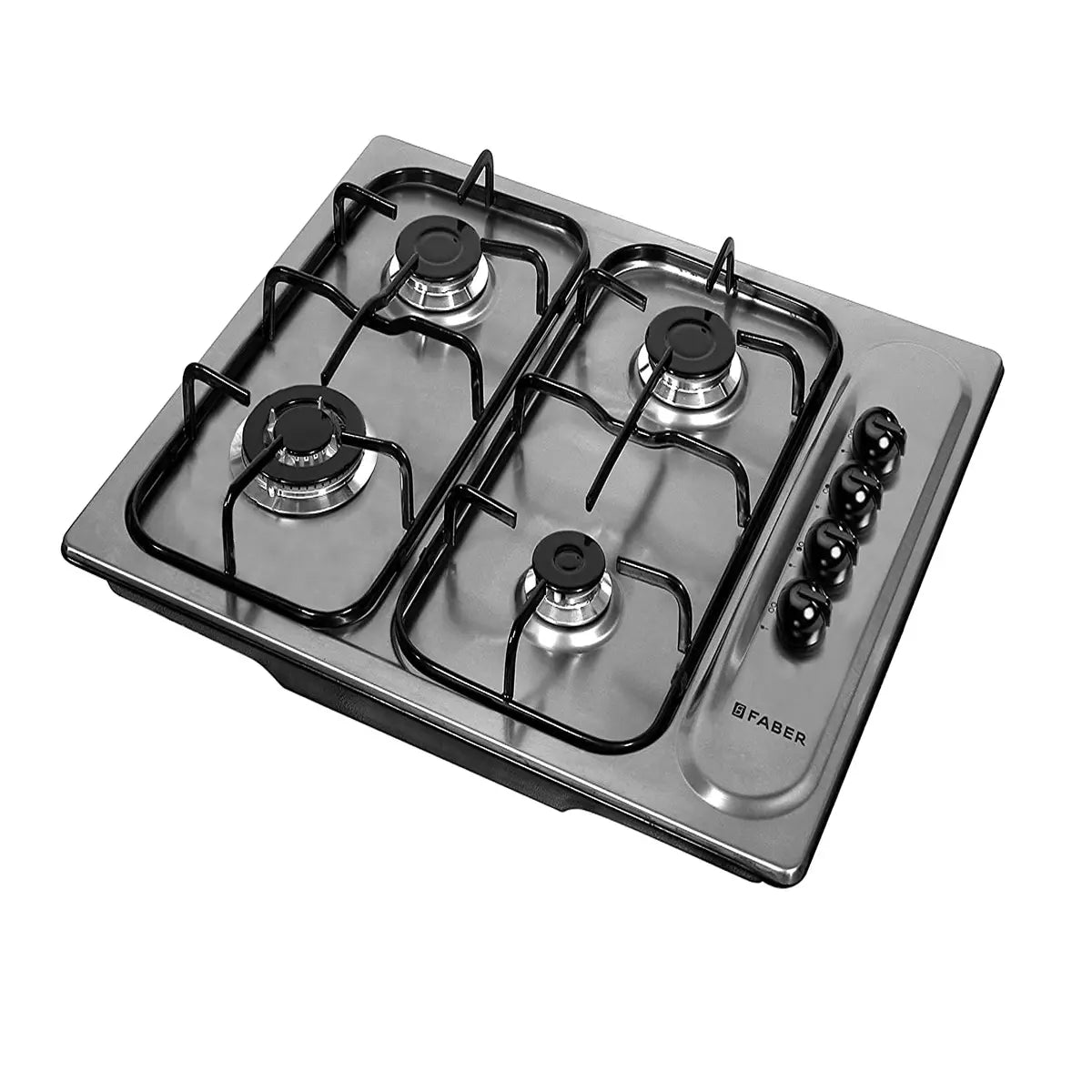 Faber Hob 4 Italian Burner Stainless Steel (Hob FH 40 AMD) Silver