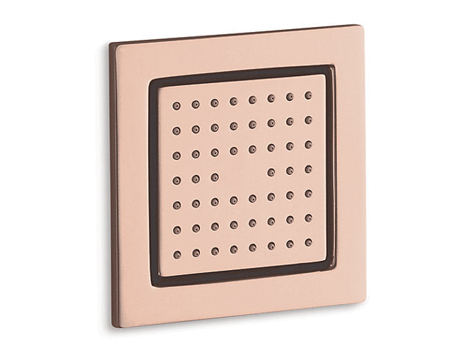 kohler K-8002IN-ZY-RGD Square 54-nozzle body-spray in rose gold