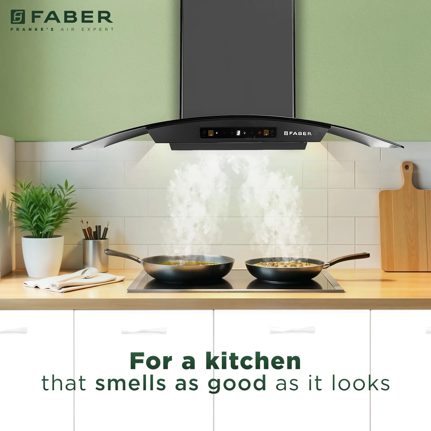 Faber Hood Zeal BLDC HC SC FL BK IN 90 - C: High-Performance Kitchen Exhaust Fan