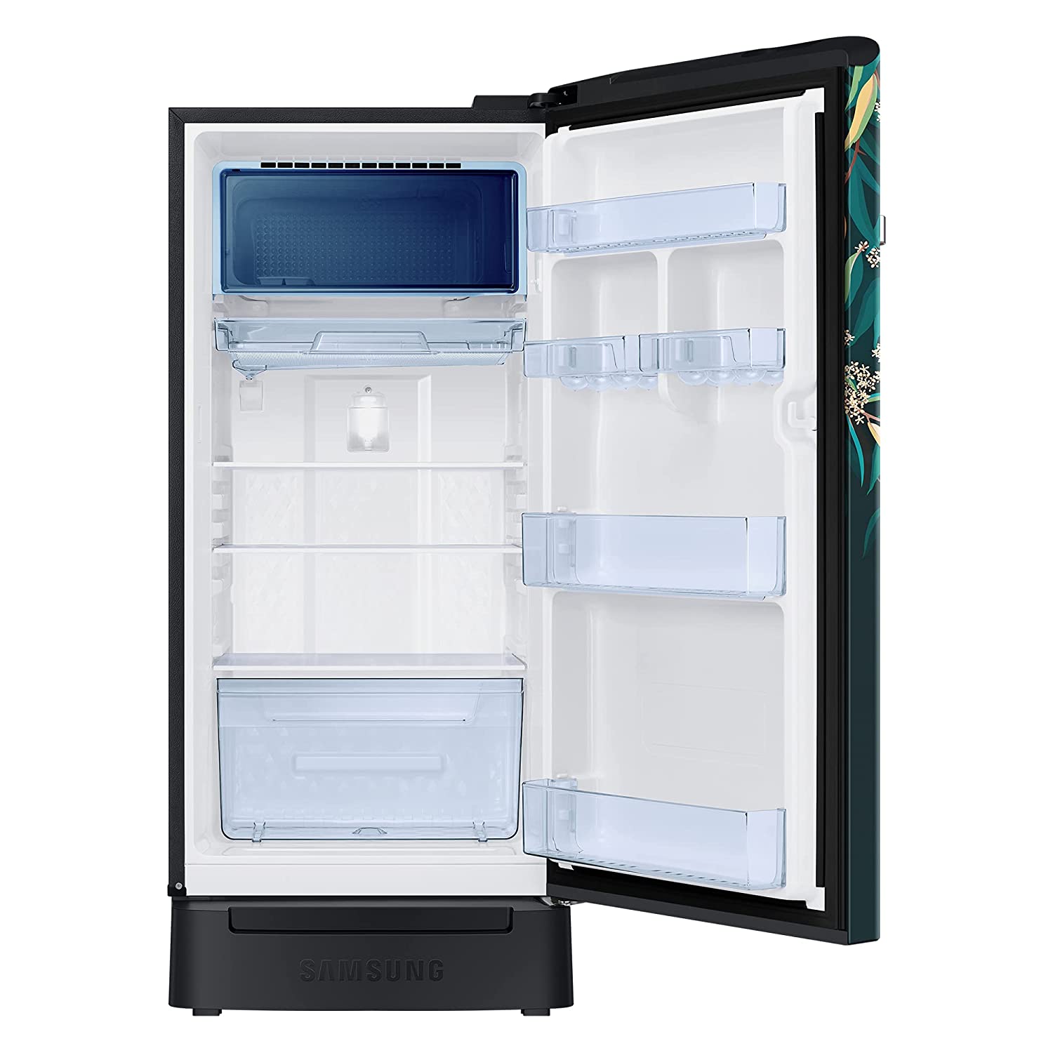 Samsung 198 L 3 Star Inverter Direct cool Single Door Refrigerator (RR21A2F2YTU/HL, Digi-Touch Cool, Base Stand with Drawer, Delight Indigo, Blue, 2022 Model)