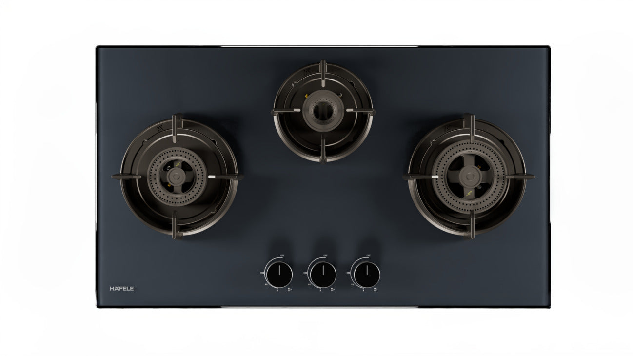 Hafele KALLISTO 490 90cm 4 Burner Built-in Gas Hob | Full Brass Burners