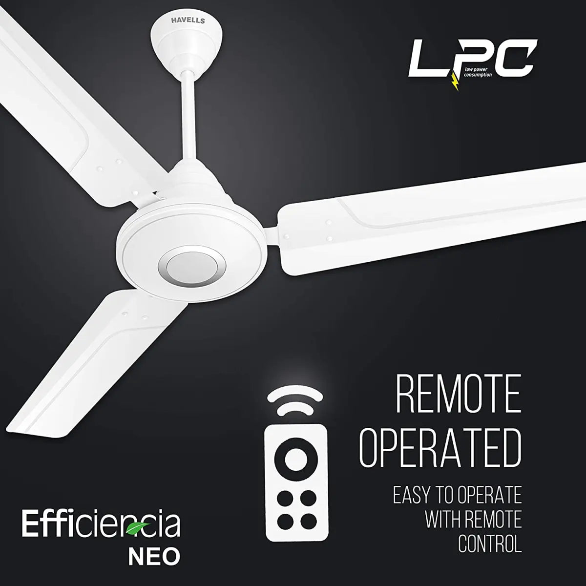Havells Fan Efficiencia Neo 1200mm Elegant White