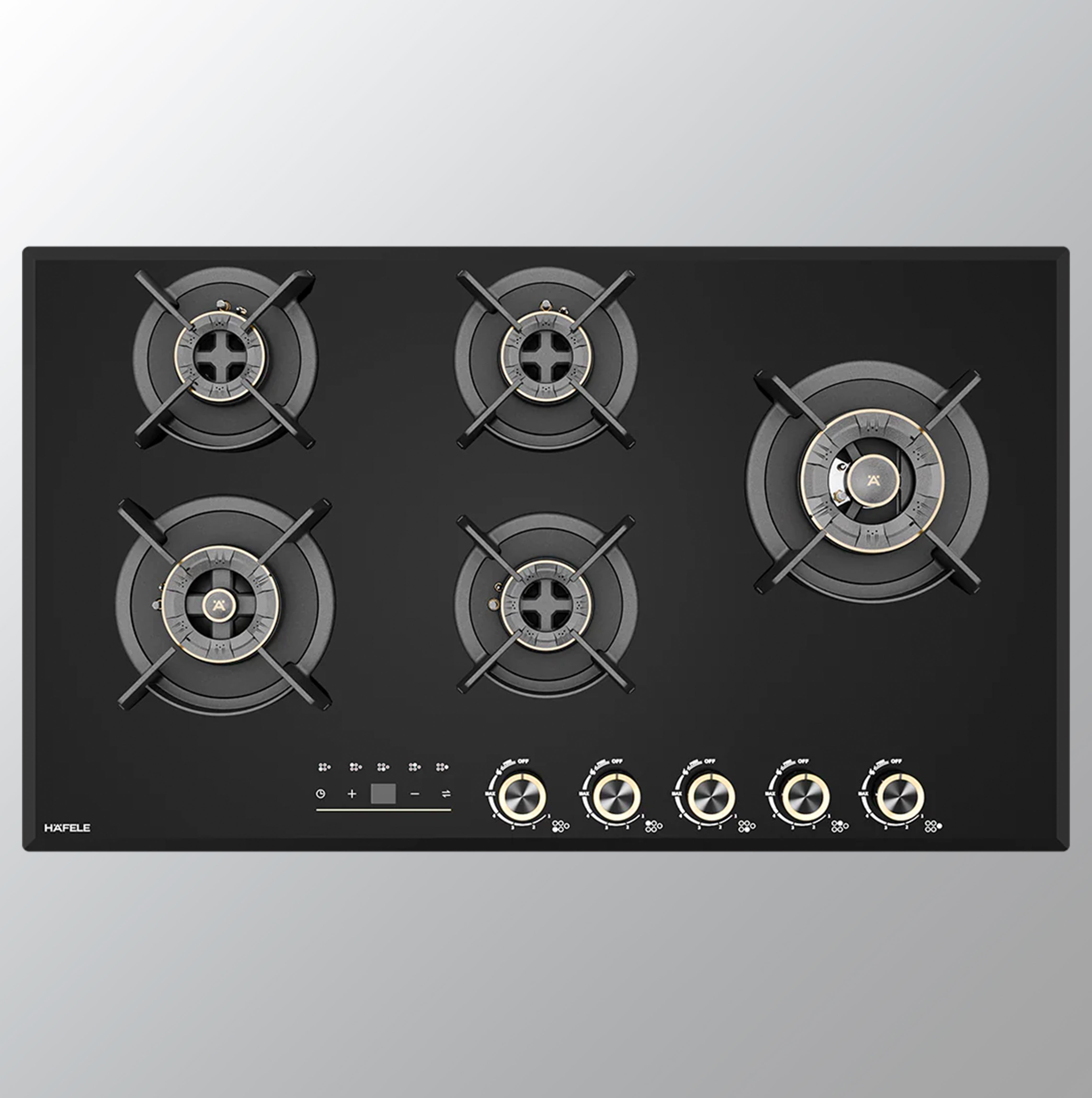 Hafele CRONUS DIGI-STEP 590 5B ஹாப் - டிஜிட்டல் கண்ட்ரோல் பேனலுடன் கூடிய மேம்பட்ட சமையலறை சமையல் பாத்திரம்