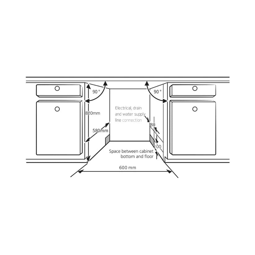 Hafele ACERO 15 SI Dishwasher 60cm 15-Capacity