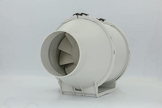 Astberg AF-100P (100mm/4) (198CMH/117CFM) Silent mix flow/Inline fan/Duct fan/Inline duct fan/Exhaust fan/Silent fan