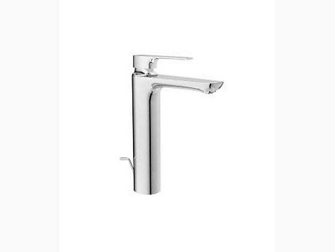 kohler K-72337IN-4ND-CP Single-control tall basin faucet without drain in polished chrome