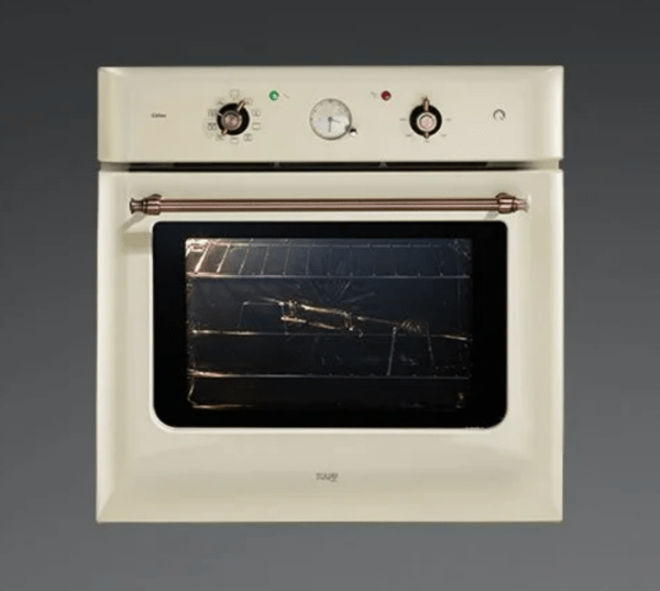 CLOV 6 CR - 60 L Built in Oven with Cream Retro Finish