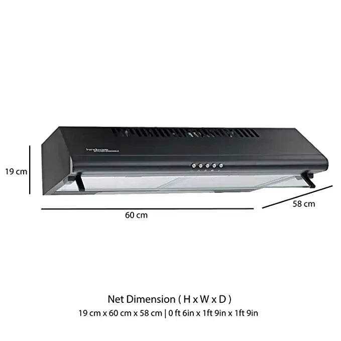 Hindware Vita PC CF 1M Straight Line Hood