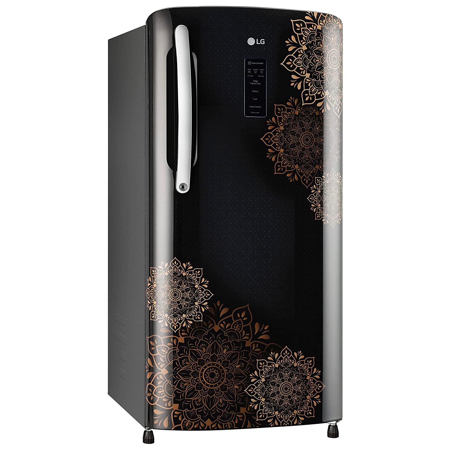 LG 204 L 4 Star Direct-Cool Inverter Single Door Refrigerator (??GL-B211CERY, Ebony Regal, Smart Connect, 2022 Model)