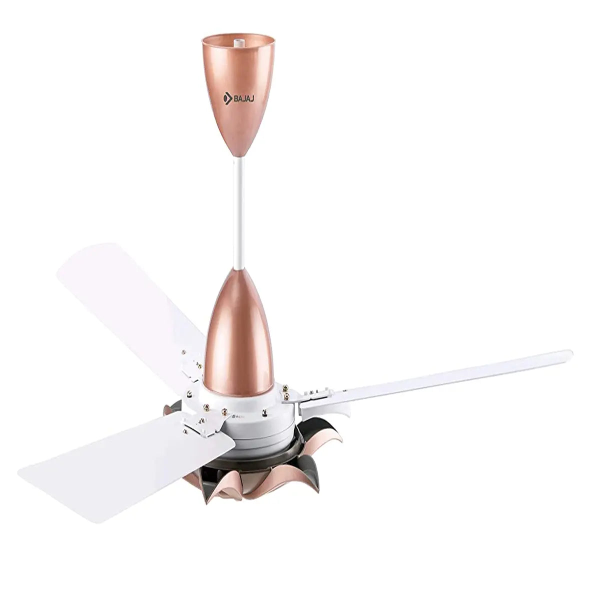 Bajaj Floweret AVAB 1200mm Full Aluminium Body Ceiling Fan With Anti-Bacterial Coating (Duck White)