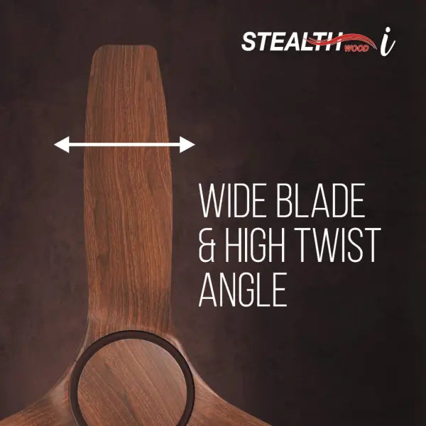 Havells Stealth Wood i 1200mm Ceiling Fan (Walnut)