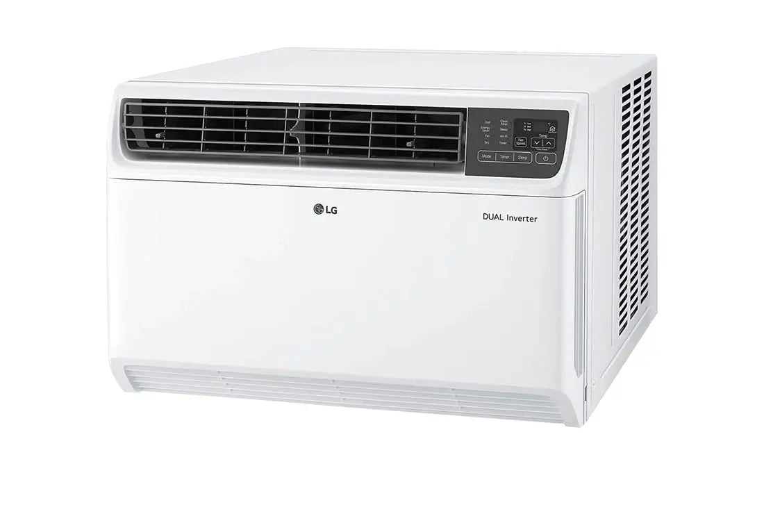 LG 2.0 Ton 5 Star Dual Inverter with Convertible 4-in-1 Cooling and ThinQ (Wi-Fi) Window AC (Copper, Air filter, 2022 Model, PW-Q24WUZA, White)