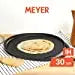 Meyer Cast Iron Two Side Handle Flat Tawa 30 cm Black