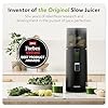Hurom H400 Easy Clean Slow Juicer, Matte Black | Hands-Free | Whole Produce Hopper | Quiet Motor | BPA-Free | Healthy Living