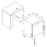 Blaupunkt 5WK820FF 132l Undercounter Wine Fridge: Noise Level 39 dB