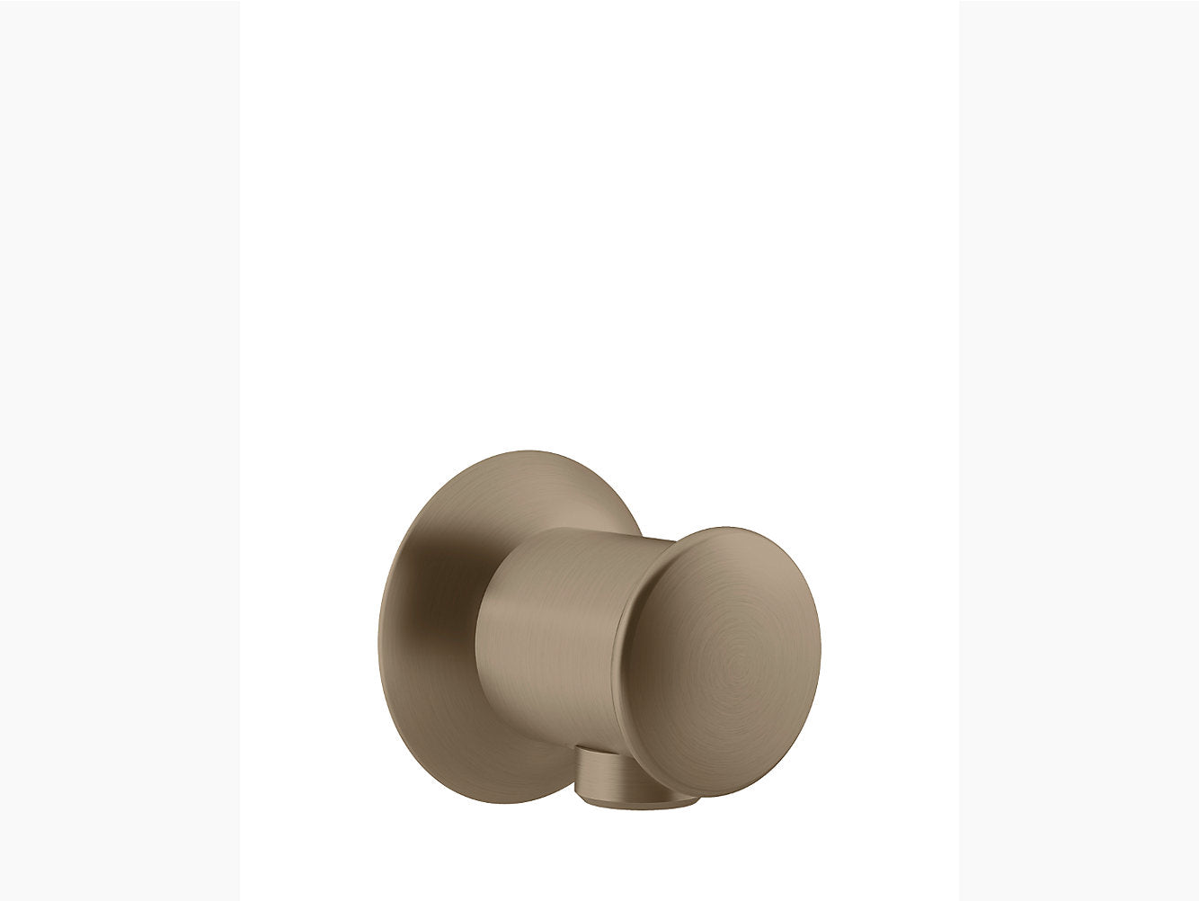 kohler K-16381IN-BV Wall supply elbow in brushed bronze