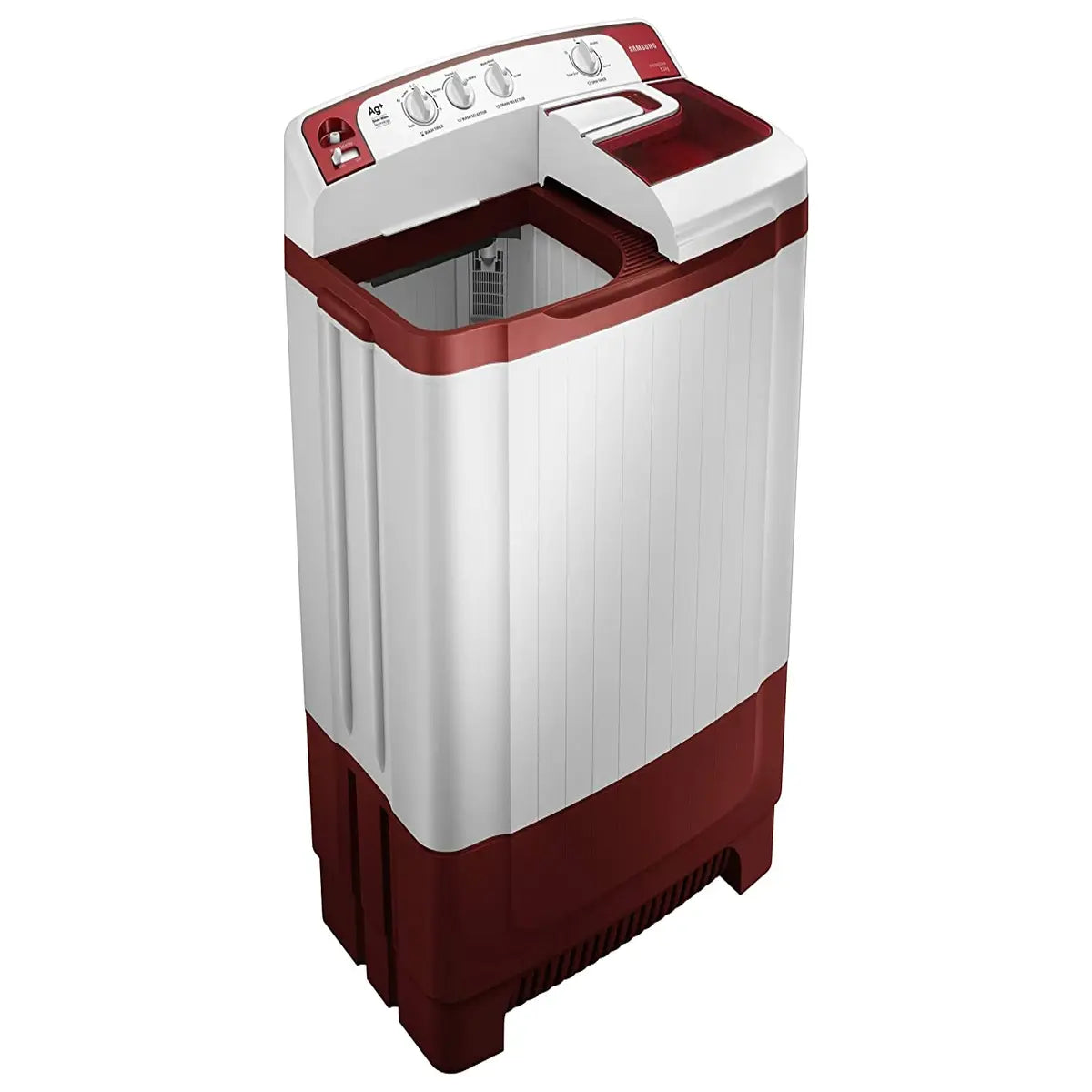 Samsung 8.19 kg Semi-Automatic Top Loading Washing Machine (WT82M4200HR/TL, Light Grey)