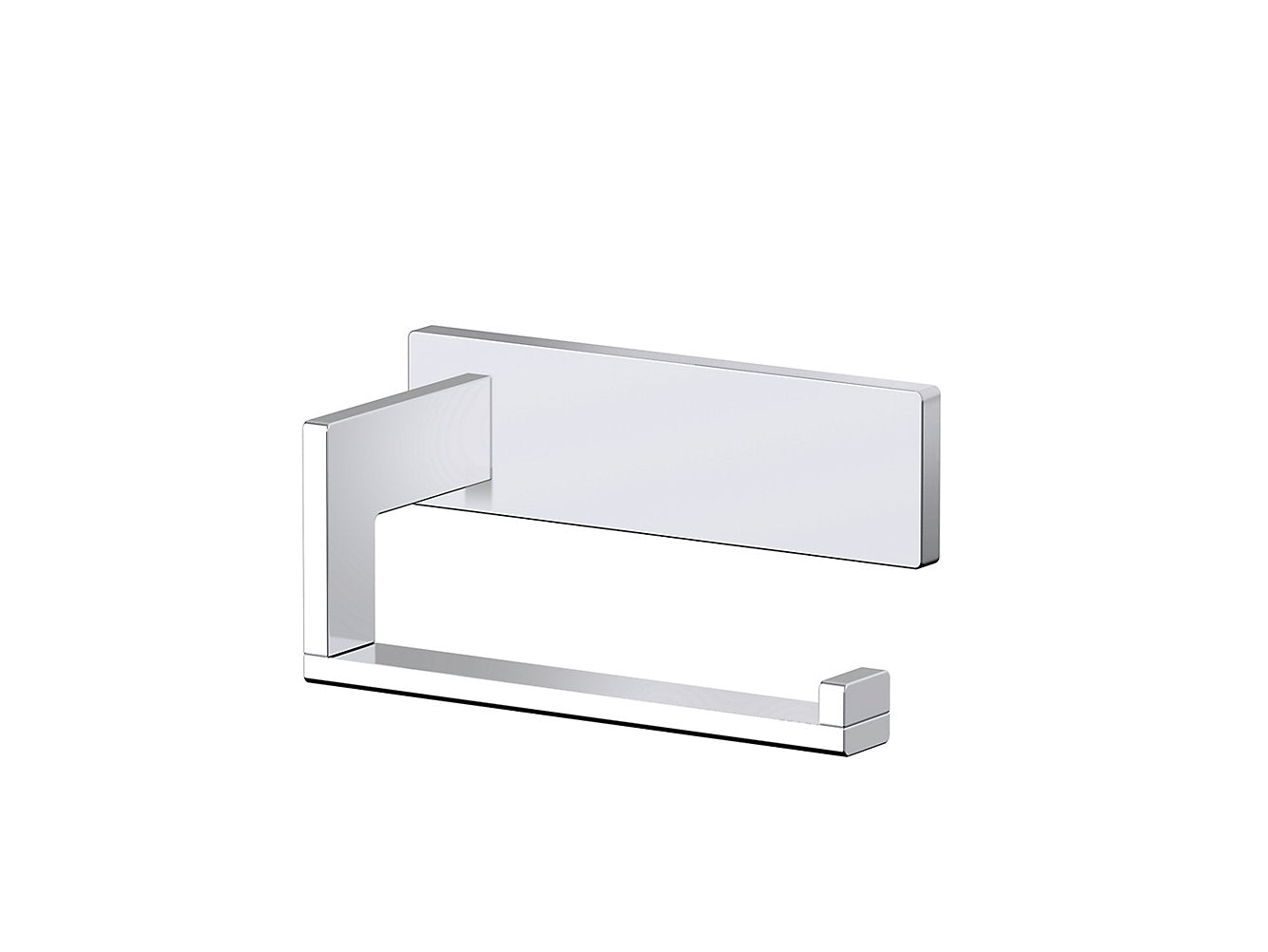 kohler K-25070IN-CP Square tissue holder without cover in polished chrome
