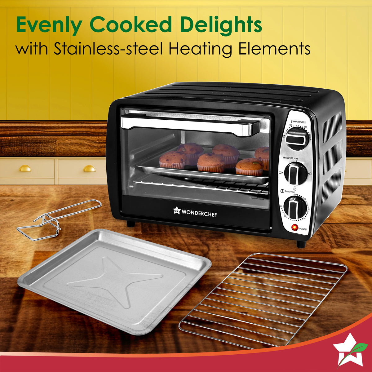 Wonderchef 63155215 17 L Straight Body OTG Oven