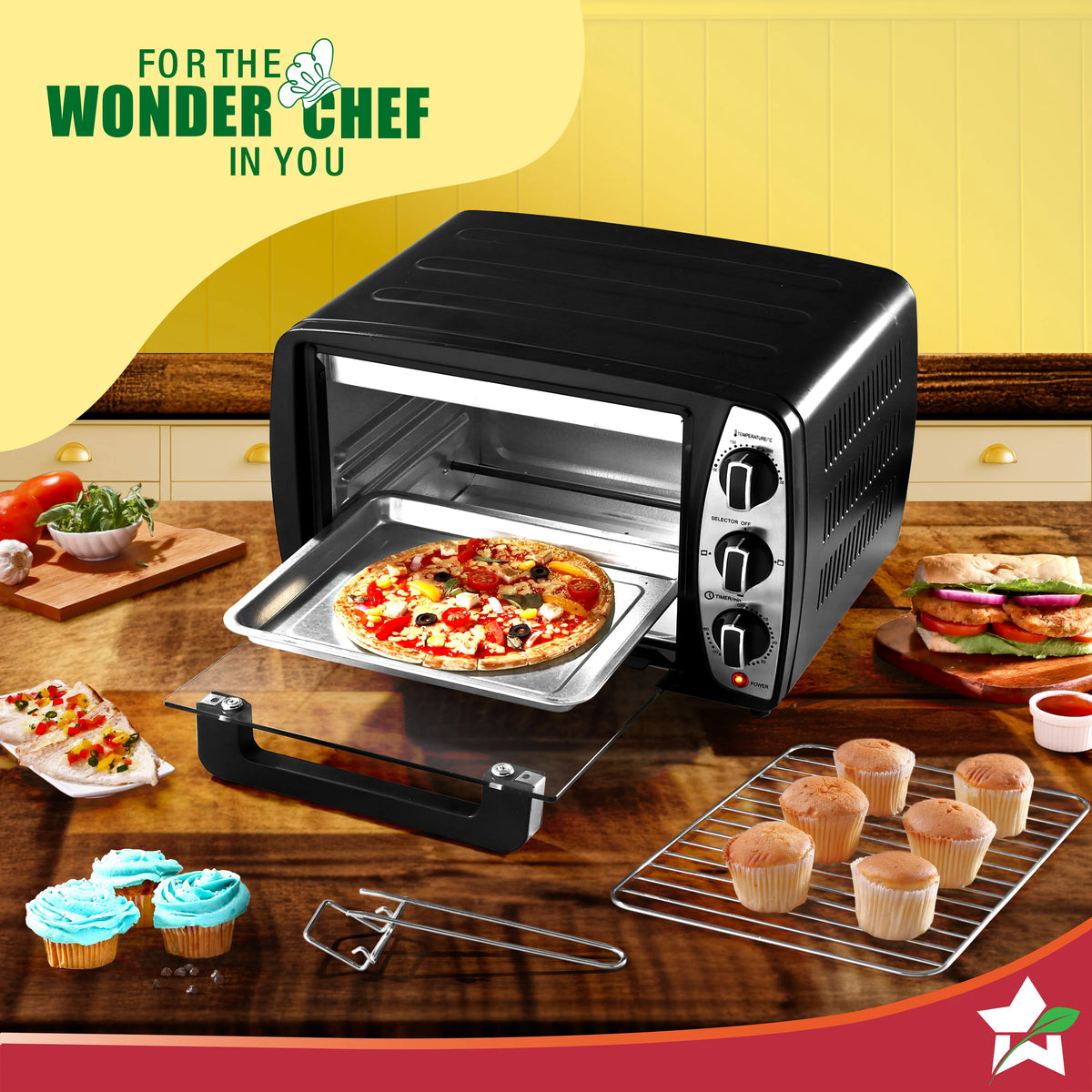 Wonderchef 63155215 17 L Straight Body OTG Oven