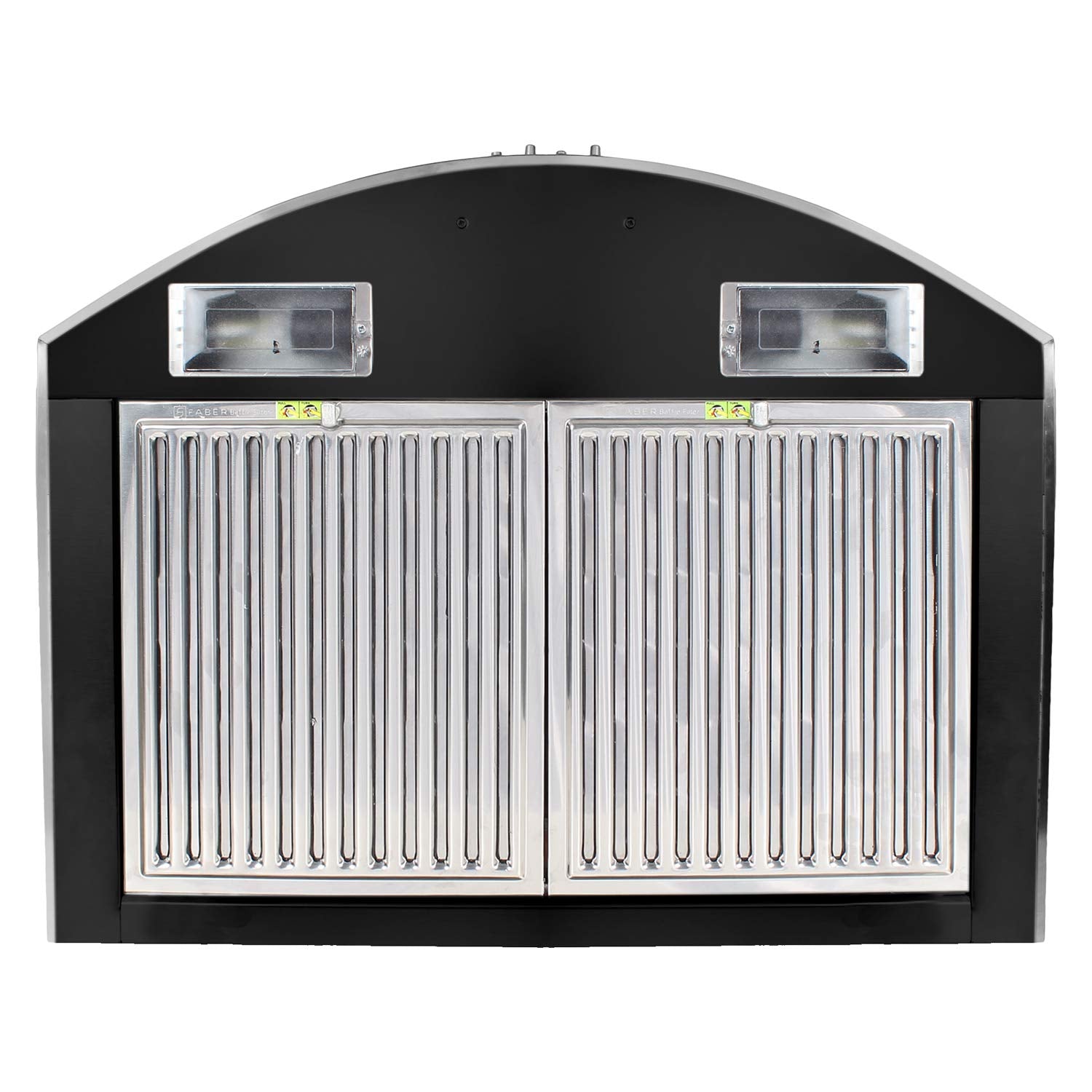 Faber 60 cm 1095 m³/HR Pyramid Kitchen Chimney (HOOD TENDER 3D BK T2S2 LTW 60, 2 Baffle Filters, Black)
